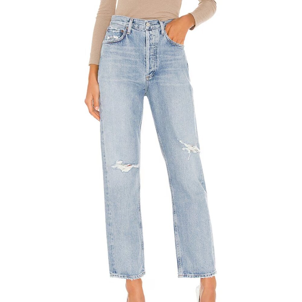 Agolde - Mid Rise Loose - Distressed